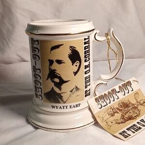 Wyatt Earp O.K. Corral mustache mug
